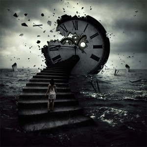 reloj-mujer-escalera-oceano